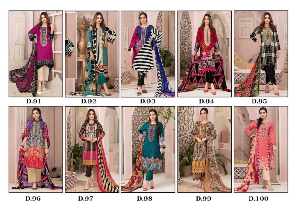 Gull Ahmed Vol 10 Pure Lawn Karachi Dress Materials Catalog