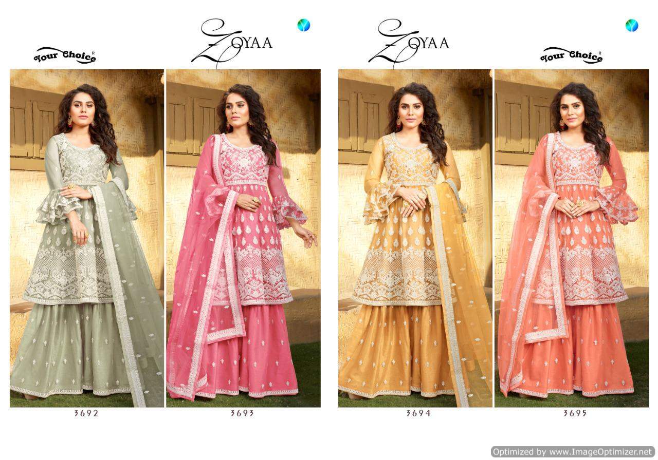Your Choice Zoyaa Festive Wear Designer Low Rate Shopping Salwar Kameez