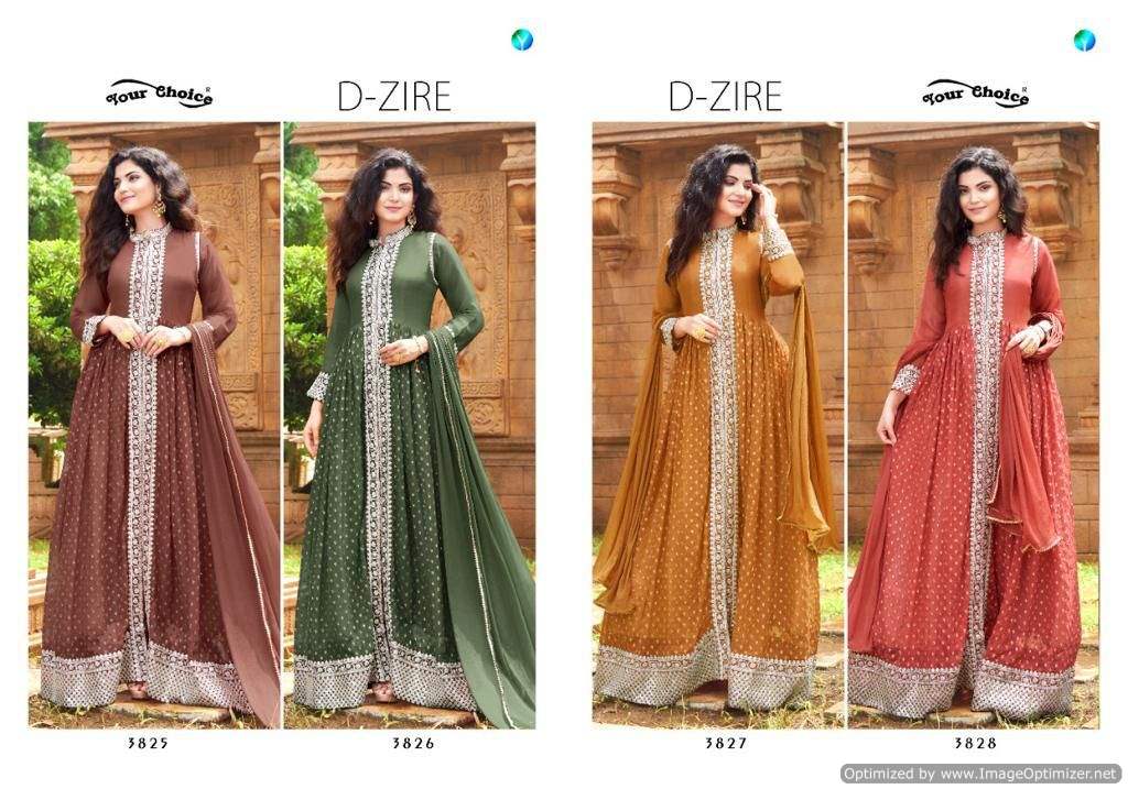 Your Choice D Zire Georgette Designer Salwar Suits