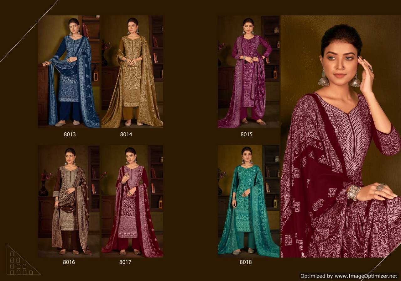 Levisha Alisa Vol 2 Winter Designer Pashmina Dress Material Catalog