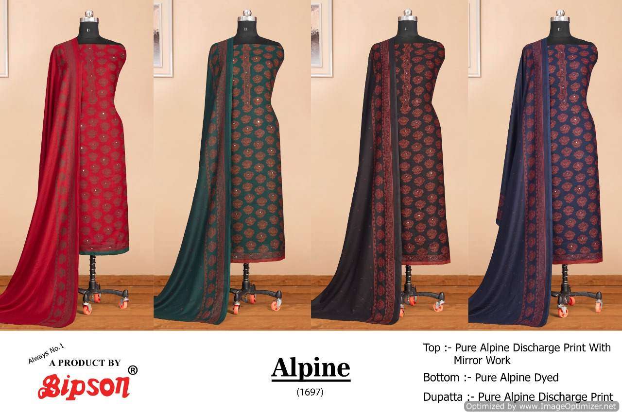 Bipson Alpine 1697 Festive Fancy  Designer Dress Material  Catalog
