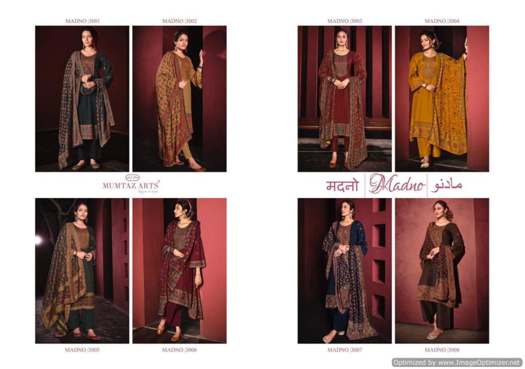 Mumtaz Arts Madno Digital Printed Designer Dress Material