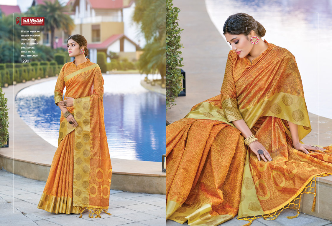 Sangam Gulzar Festive Shreeya Rich Pallu Buy Saree Catalog Wholesale