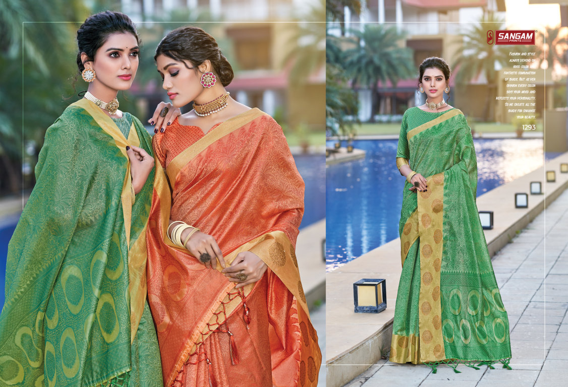Sangam Gulzar Festive Shreeya Rich Pallu Buy Saree Catalog Wholesale