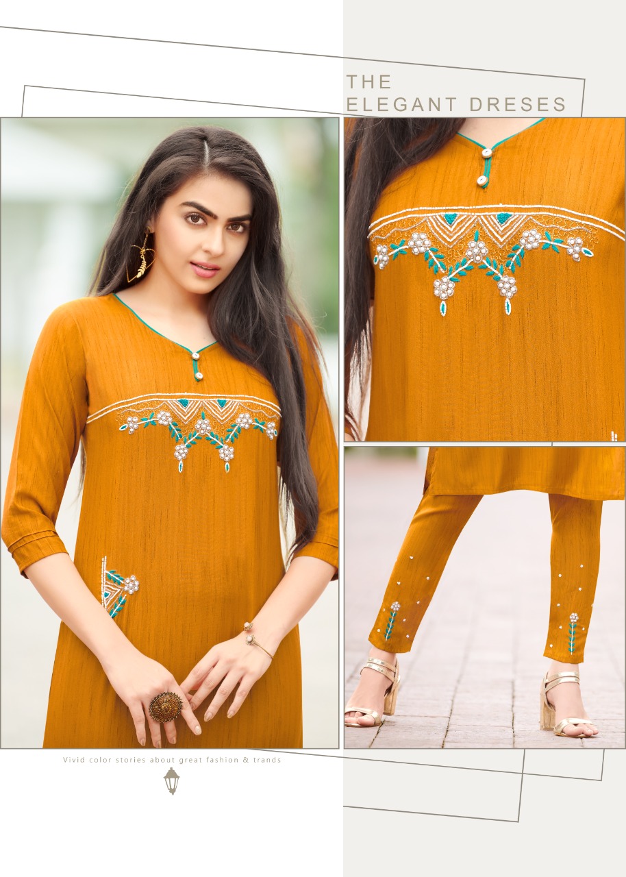 Aarohi  Buy Wholesale Designer Kurti With Bottom In India