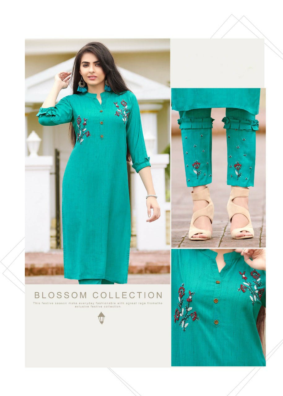 Aarohi  Buy Wholesale Designer Kurti With Bottom In India
