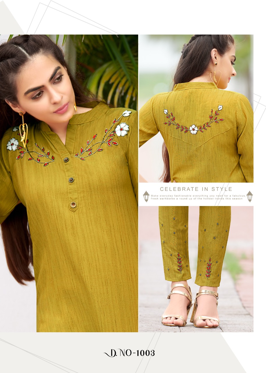Aarohi  Buy Wholesale Designer Kurti With Bottom In India
