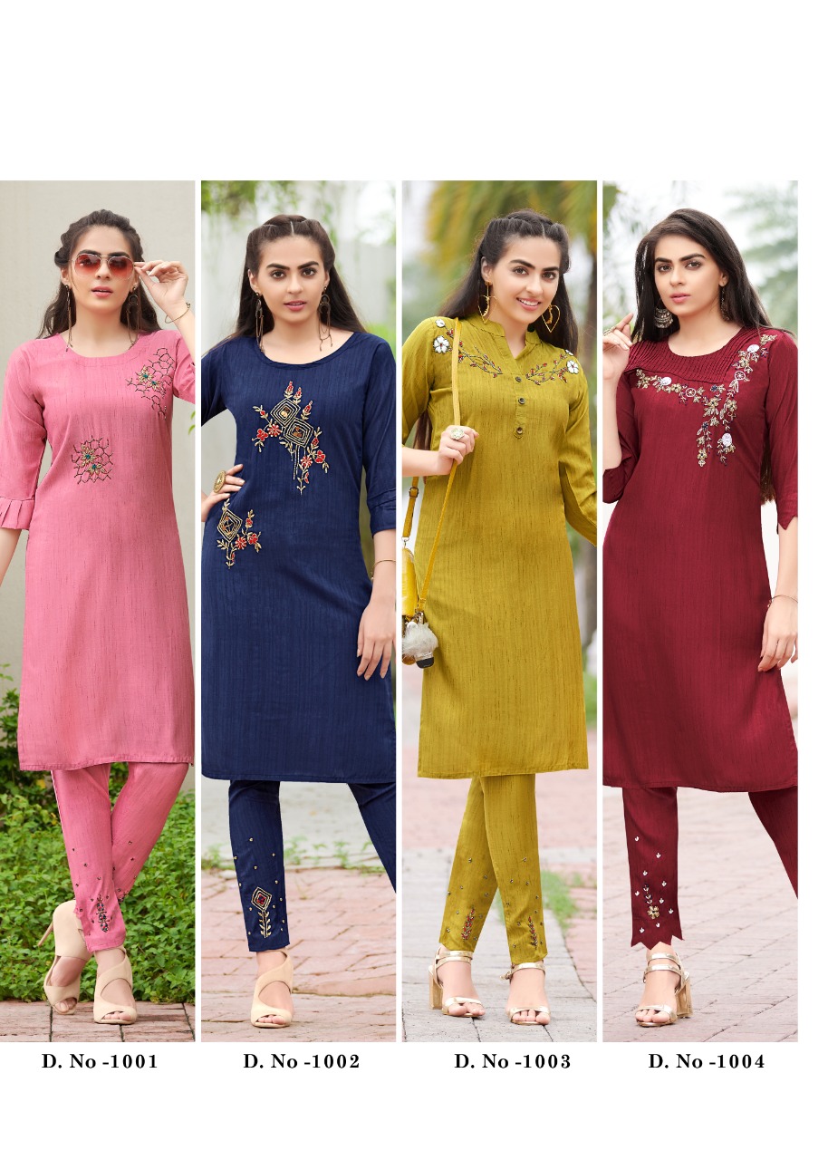 Aarohi  Buy Wholesale Designer Kurti With Bottom In India
