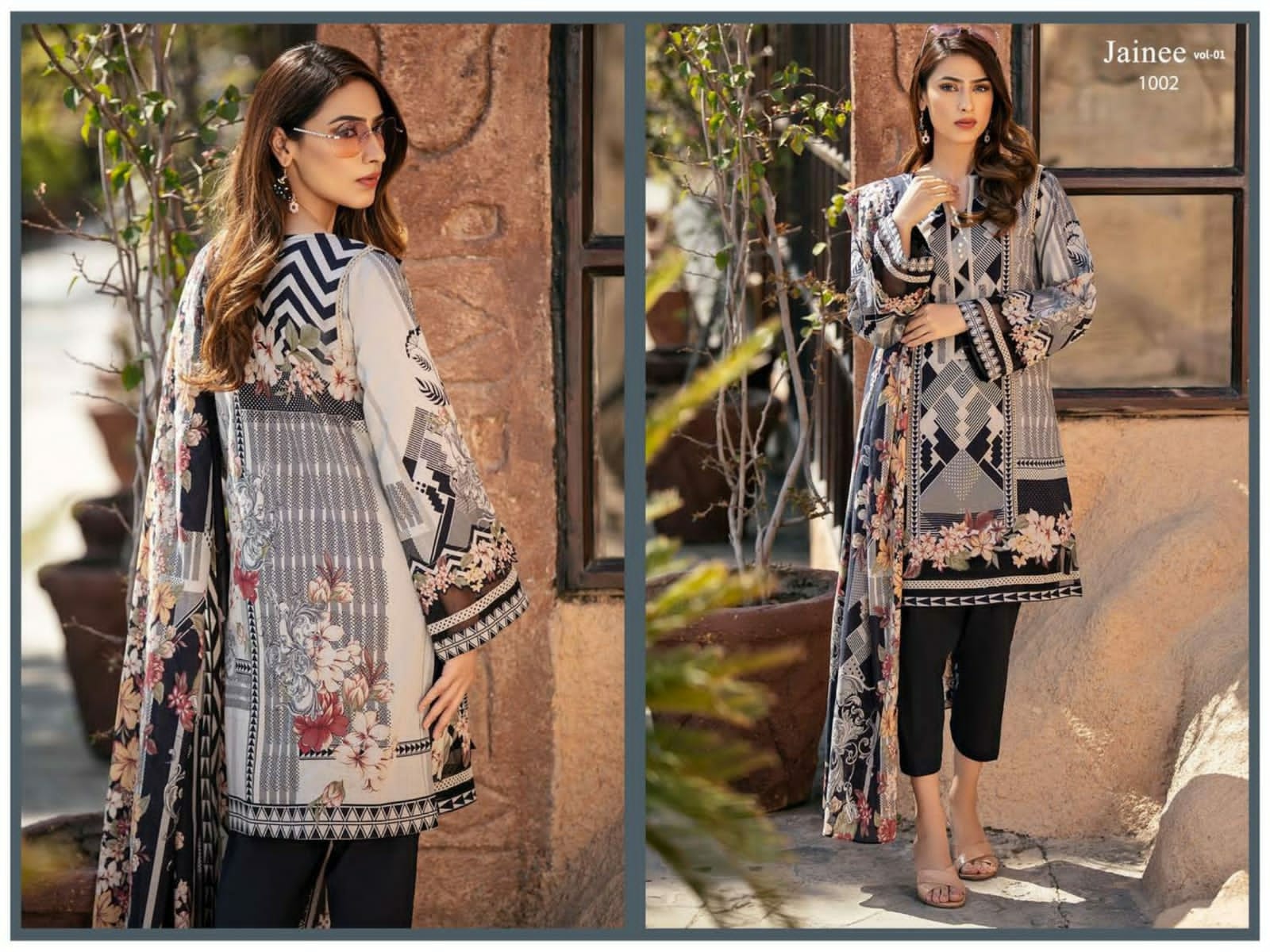 Agha Noor Jainee Vol  1 Luxury Lawn Karachi Cotton Catalog