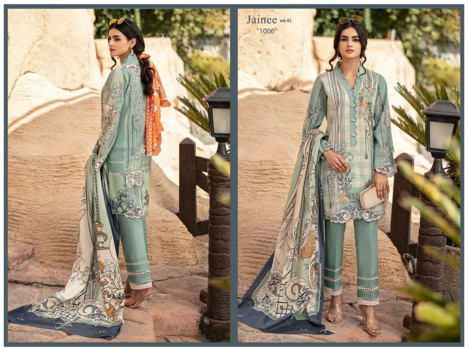 Agha Noor Jainee Vol  1 Luxury Lawn Karachi Cotton Catalog