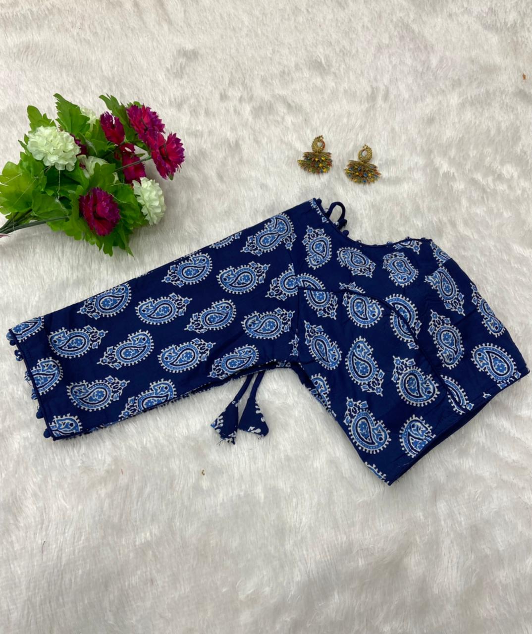 Ajrak Print Blouse Buy Readymade Blouse Wholesale In Surat