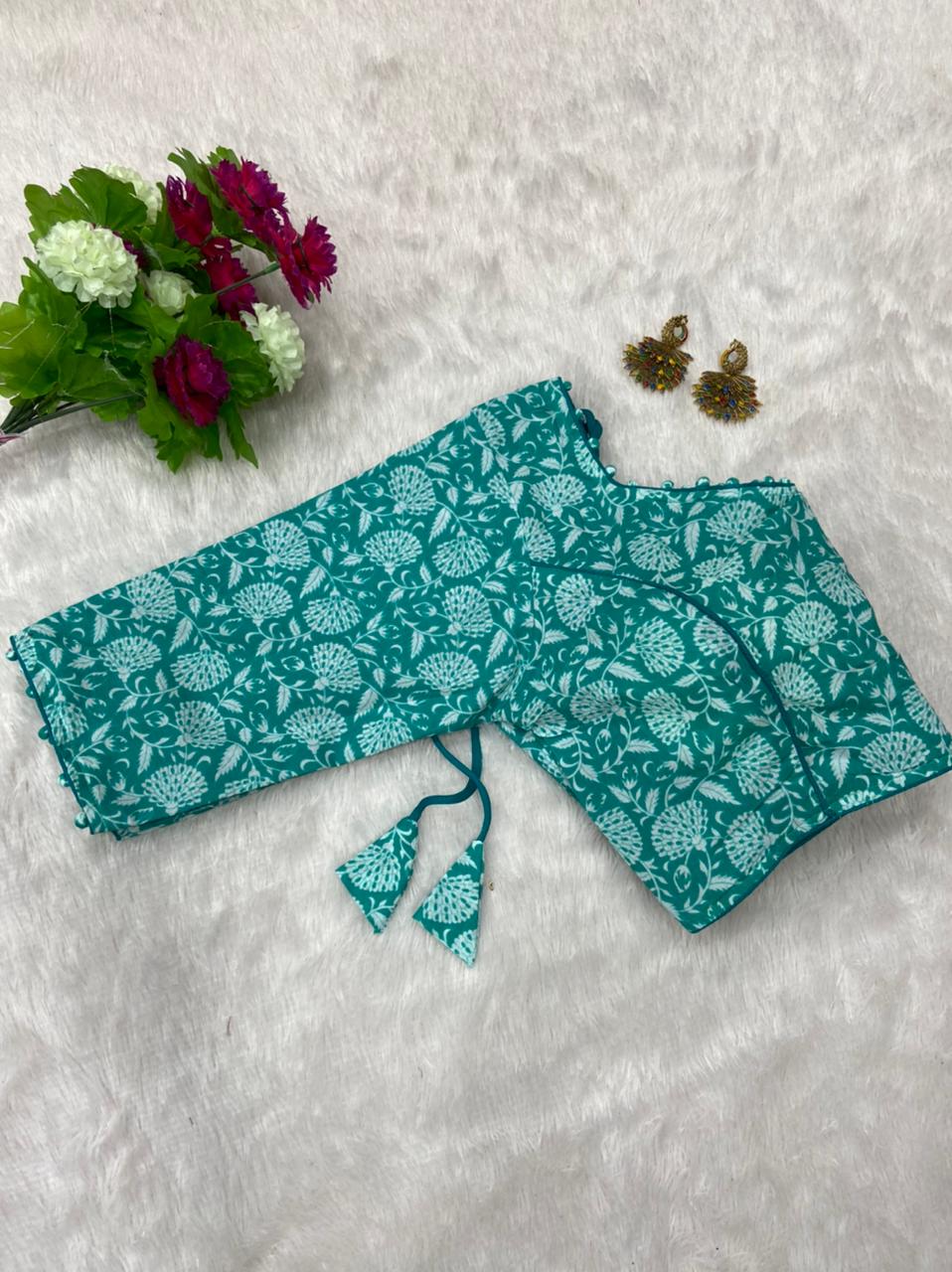 Ajrak Print Blouse Buy Readymade Blouse Wholesale In Surat