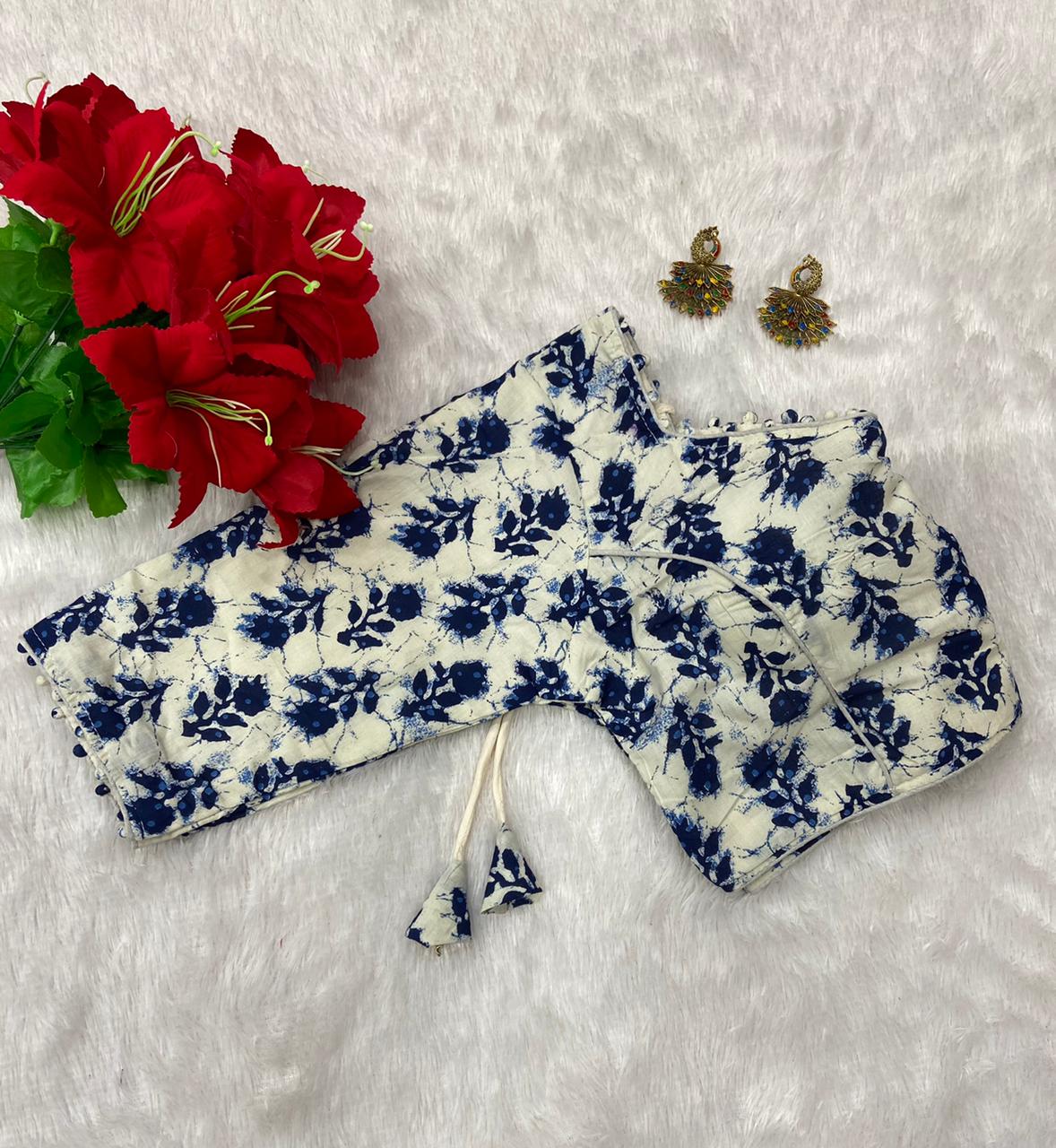 Ajrak Print Blouse Buy Readymade Blouse Wholesale In Surat