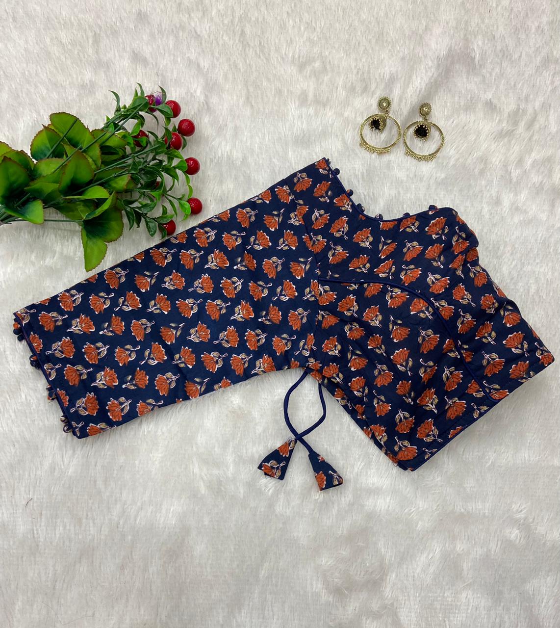 Ajrak Print Blouse Buy Readymade Blouse Wholesale In Surat