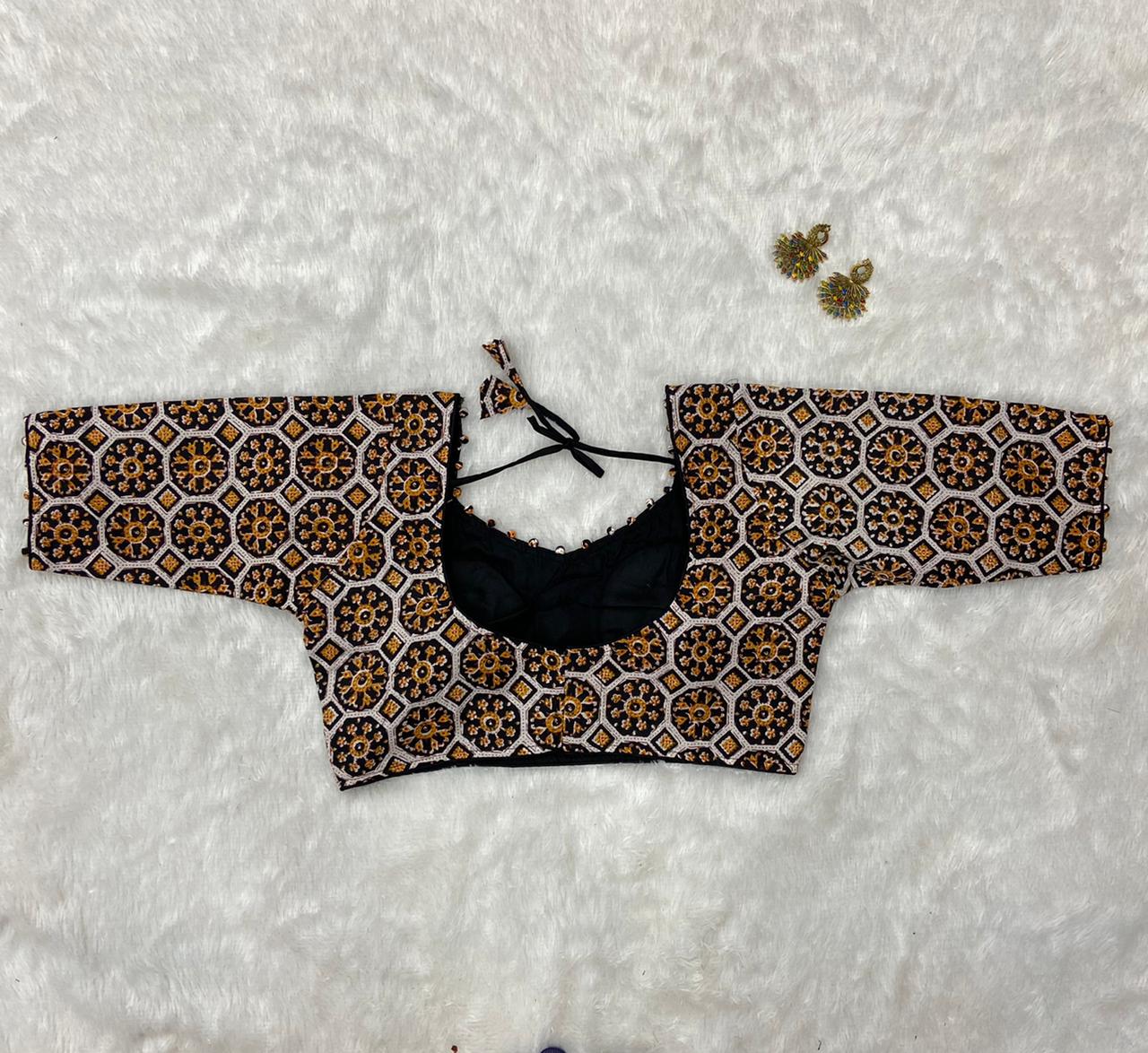 Ajrak Print Blouse Buy Readymade Blouse Wholesale In Surat