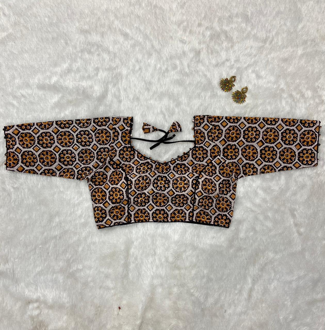 Ajrak Print Blouse Buy Readymade Blouse Wholesale In Surat