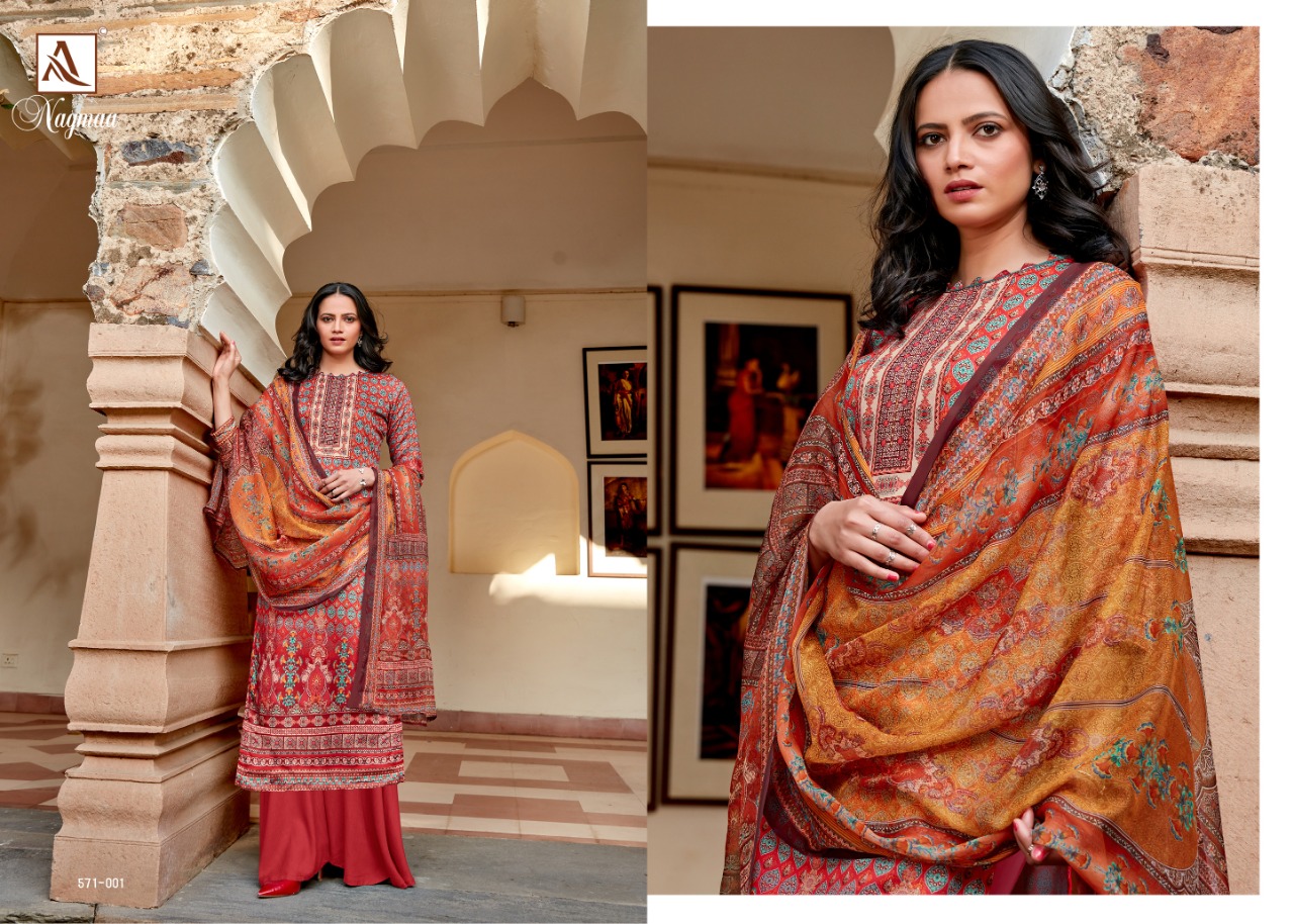 Alok  Nagmaa Jam Cotton  Wholesale Dress Materials Catalog