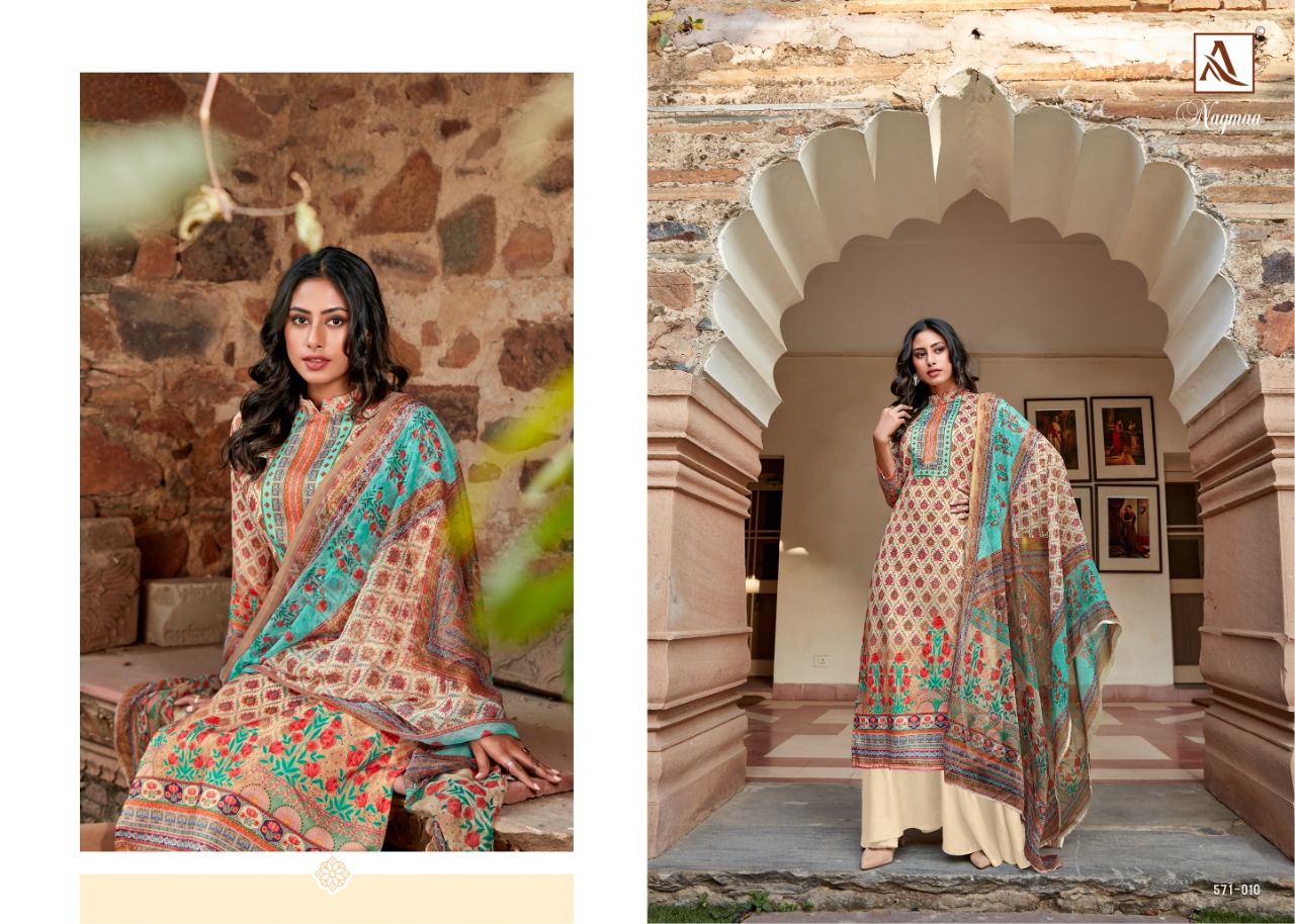 Alok  Nagmaa Jam Cotton  Wholesale Dress Materials Catalog