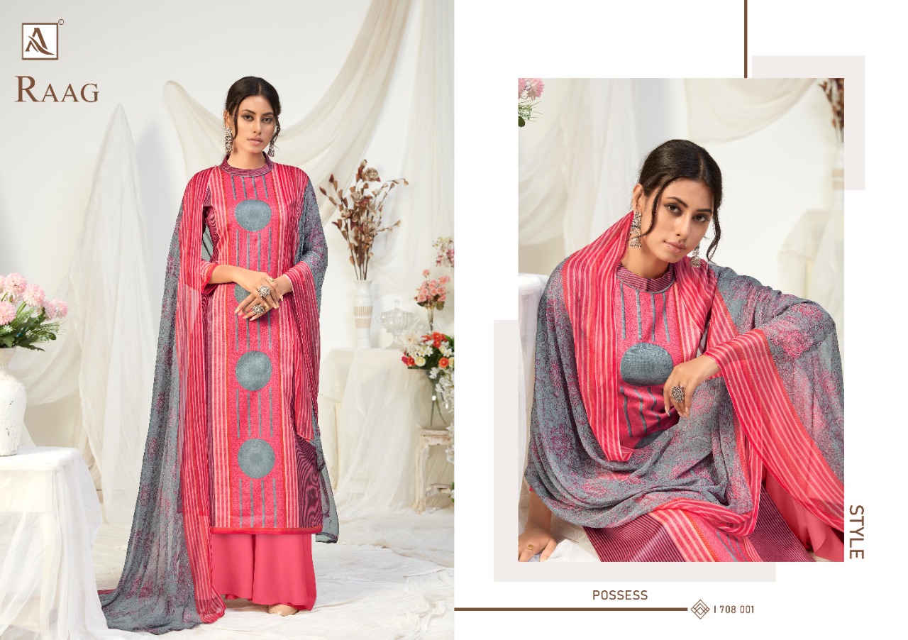 Alok  Raag Jam Cotton Casual Wear Dress Material
