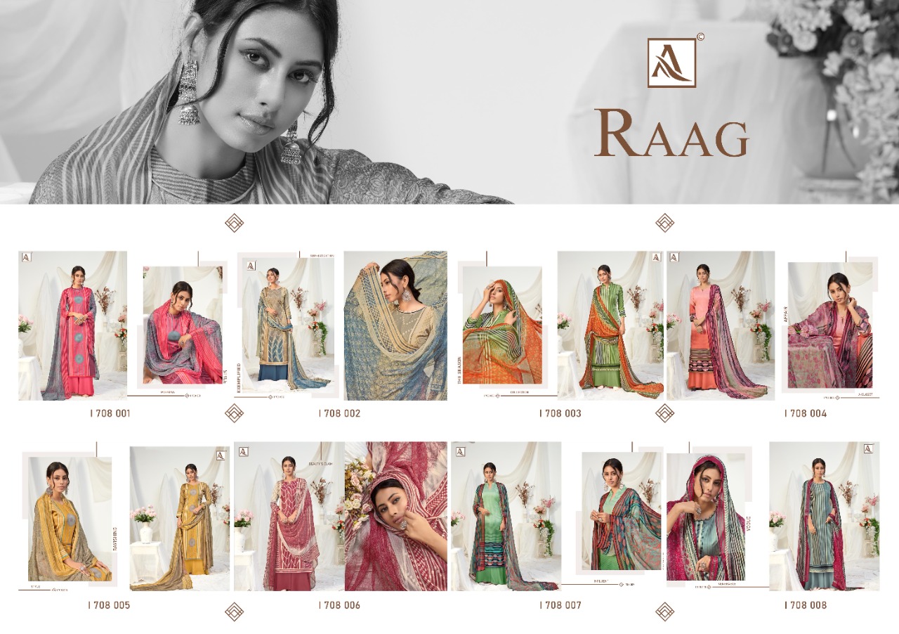 Alok  Raag Jam Cotton Casual Wear Dress Material