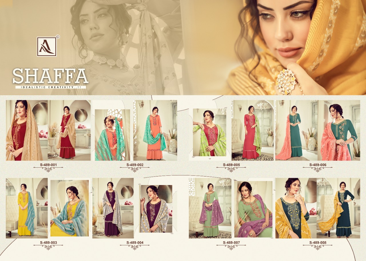 Alok Shaffa Jam Cotton Casual Wear Dress Material Catalog