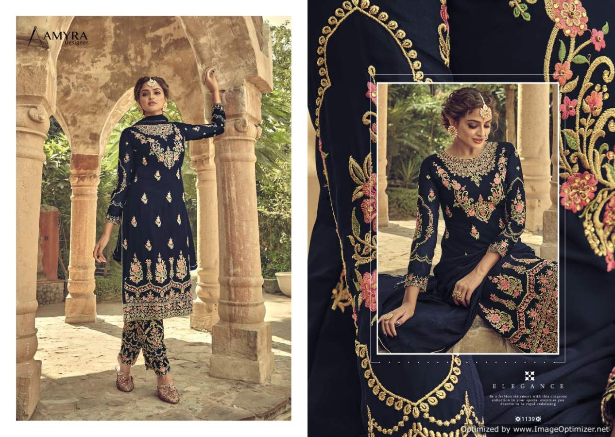 Amyra First Look Vol  2 Georgette Wear Designer Salwar Suits Catalog
