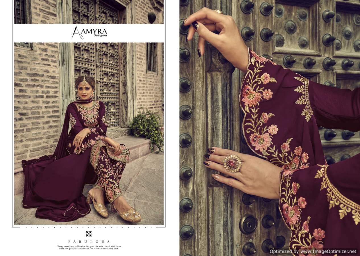 Amyra First Look Vol  2 Georgette Wear Designer Salwar Suits Catalog