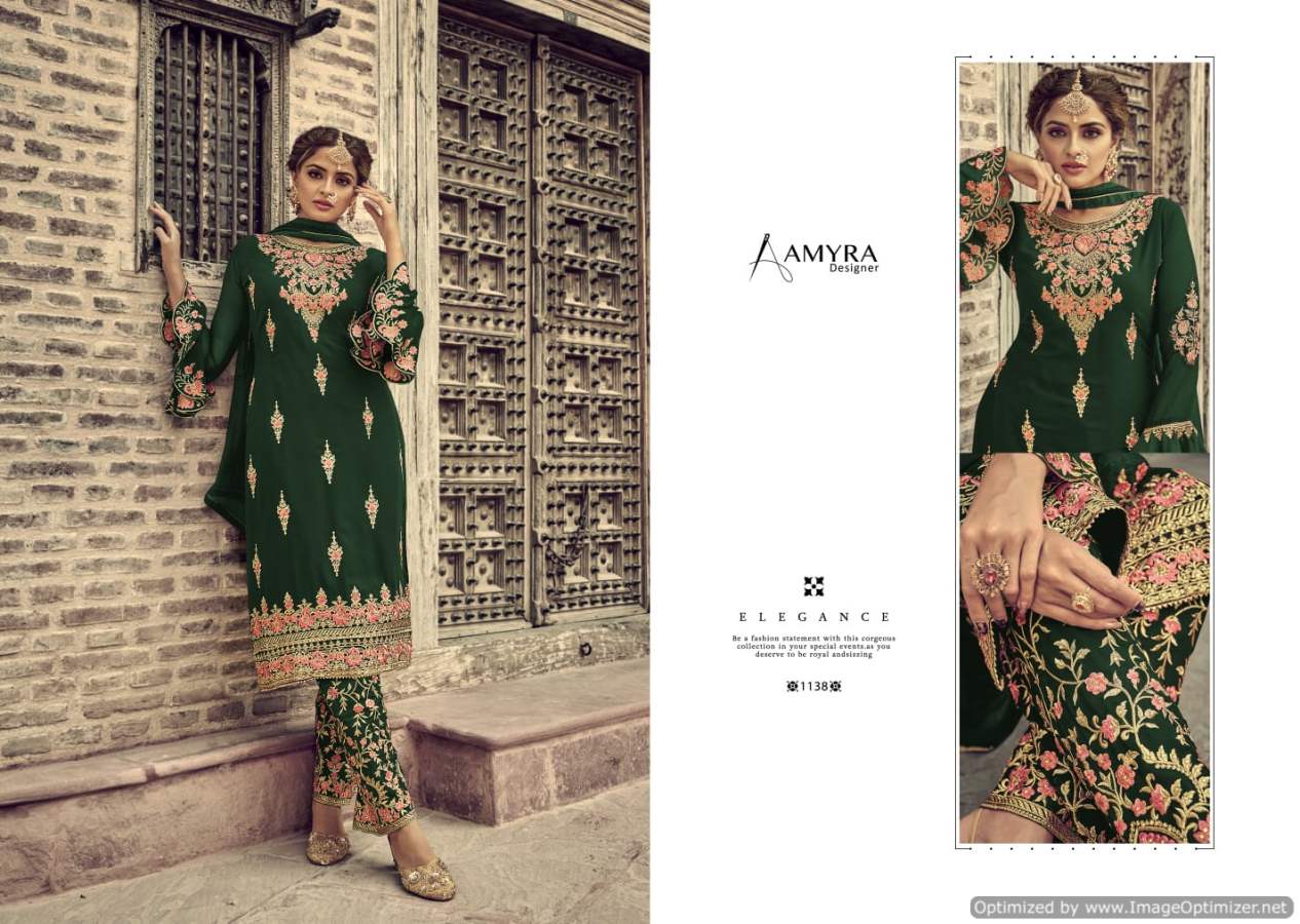 Amyra First Look Vol  2 Georgette Wear Designer Salwar Suits Catalog