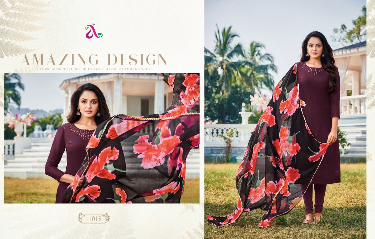 Angroop Dairy Milk Vol  35 Chanderi Cotton Dress Material Catlaog