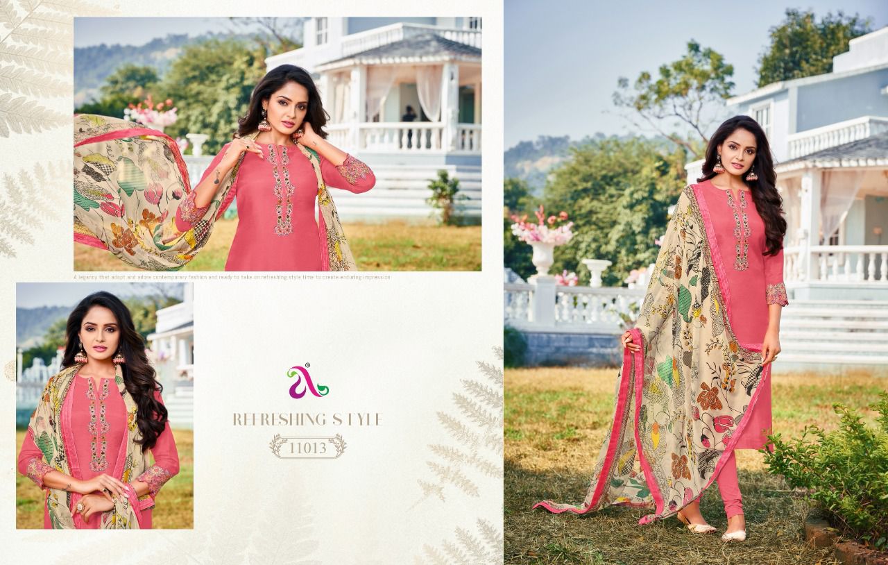 Angroop Dairy Milk Vol  35 Chanderi Cotton Dress Material Catlaog