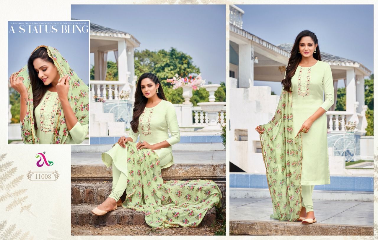 Angroop Dairy Milk Vol  35 Chanderi Cotton Dress Material Catlaog