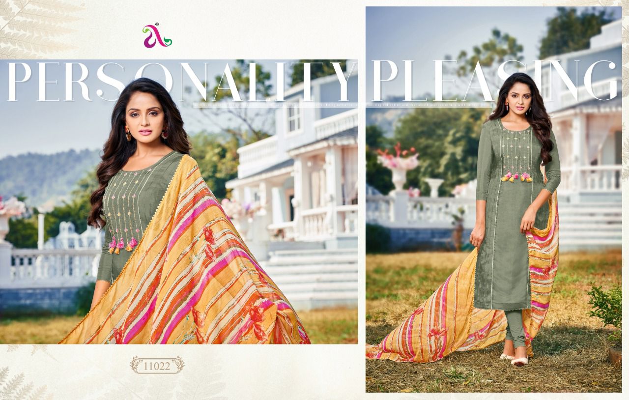 Angroop Dairy Milk Vol  35 Chanderi Cotton Dress Material Catlaog