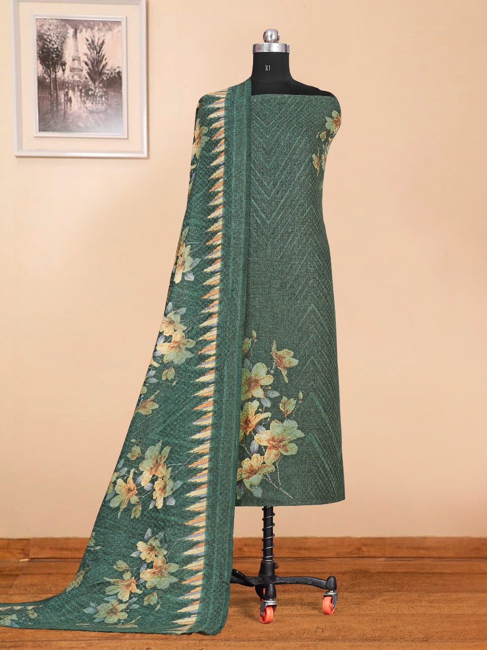 Bipson  Safarl  1679  Wolleen Pashmina  Dress Material Catalog