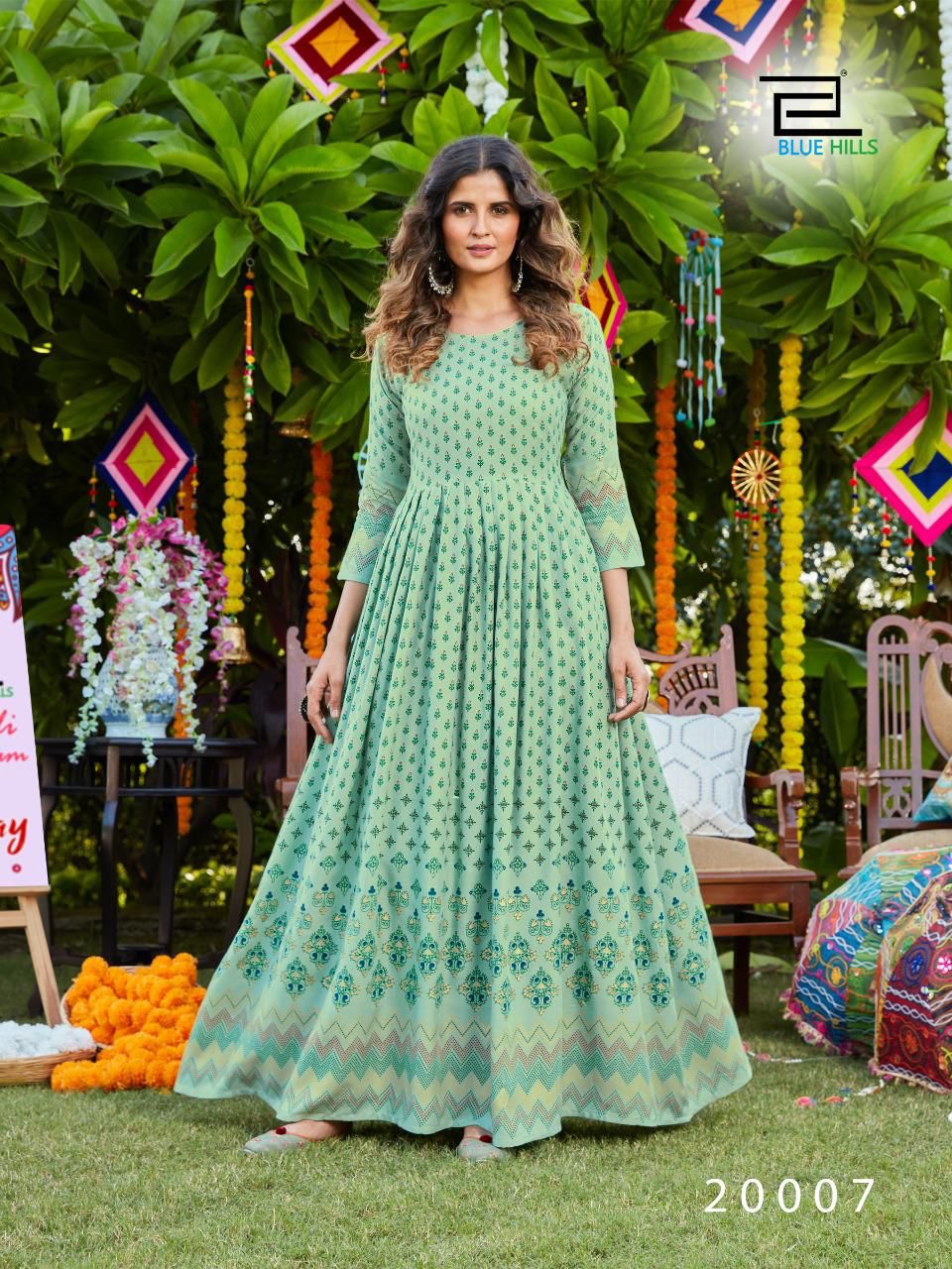 S4U SHIVALI HELLO SPRING HIT DESIGN FANCY LONG FROCK STYLE CASUAL WEAR  KURTIS WHOLESALE DEALER SURAT  Bandhani Palace