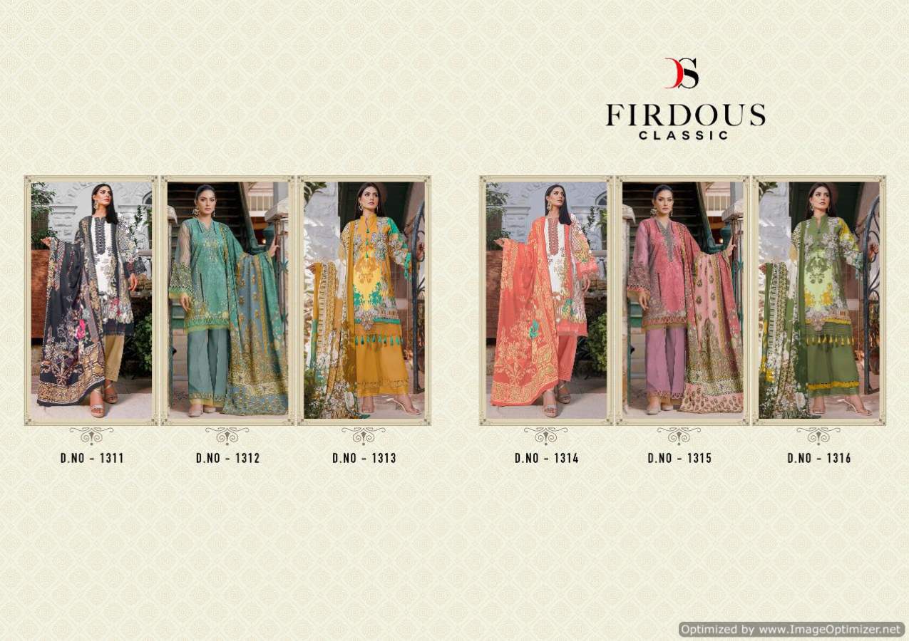 Deepsy Firdous Classic Embroidery Pakistani Suits In Wholesale Price