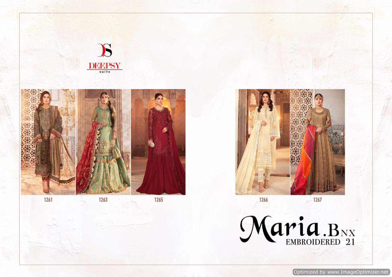 Deepsy Maria B Nx Embroidered Vol  21 Pakistani Salwar Suits Catalog