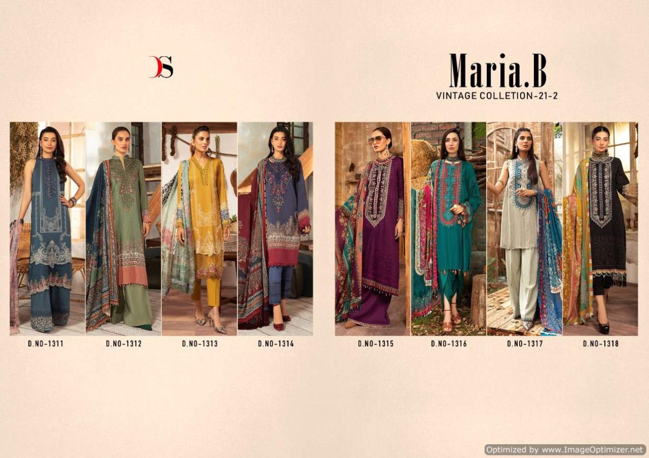 Deepsy Maria B Vintage Collection 21 Vol 2 Pakistani Salwar Kameez Catalog
