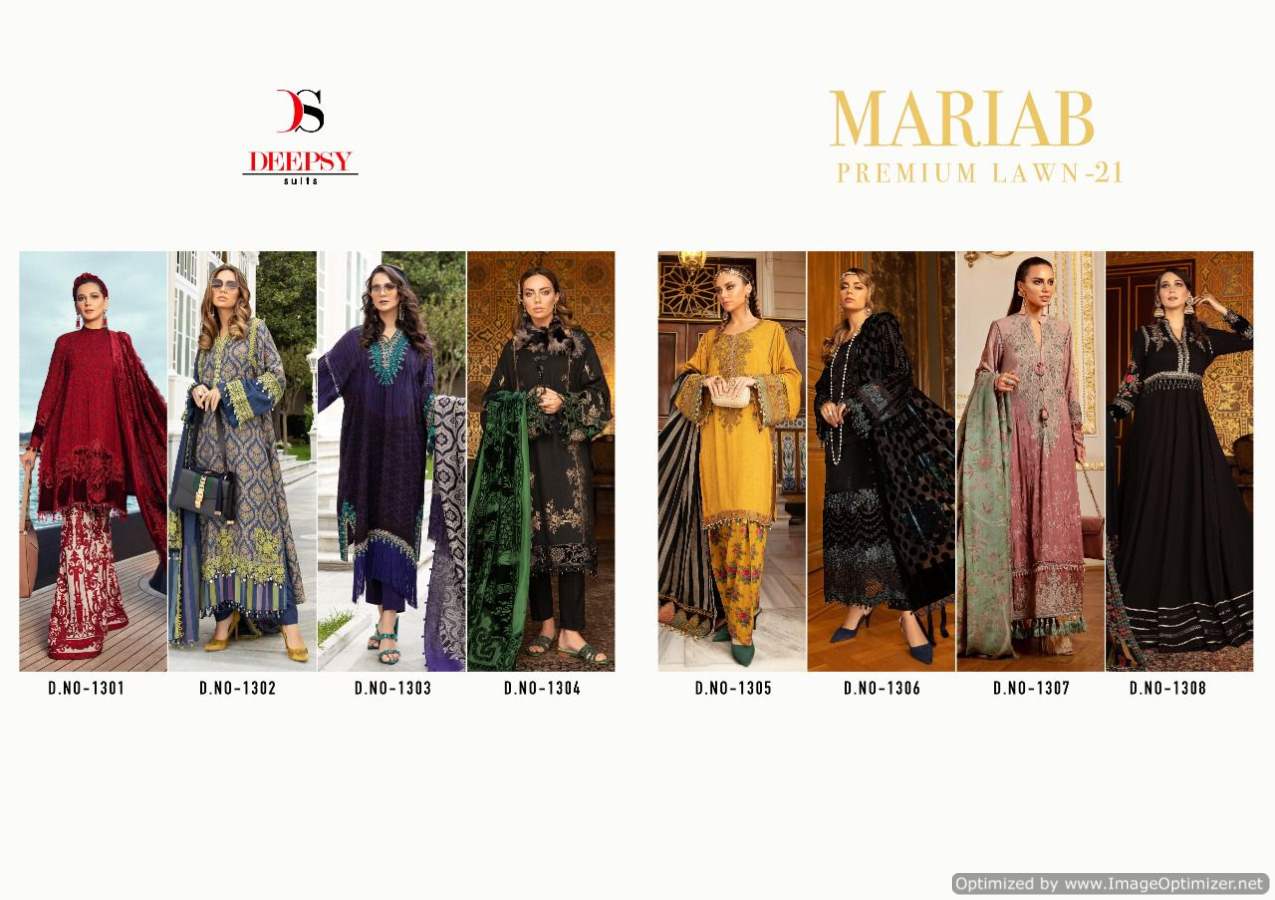 Deepsy Mariab Premium Lawn  Vol 21 Pakistani Salwar Kameez Catalog