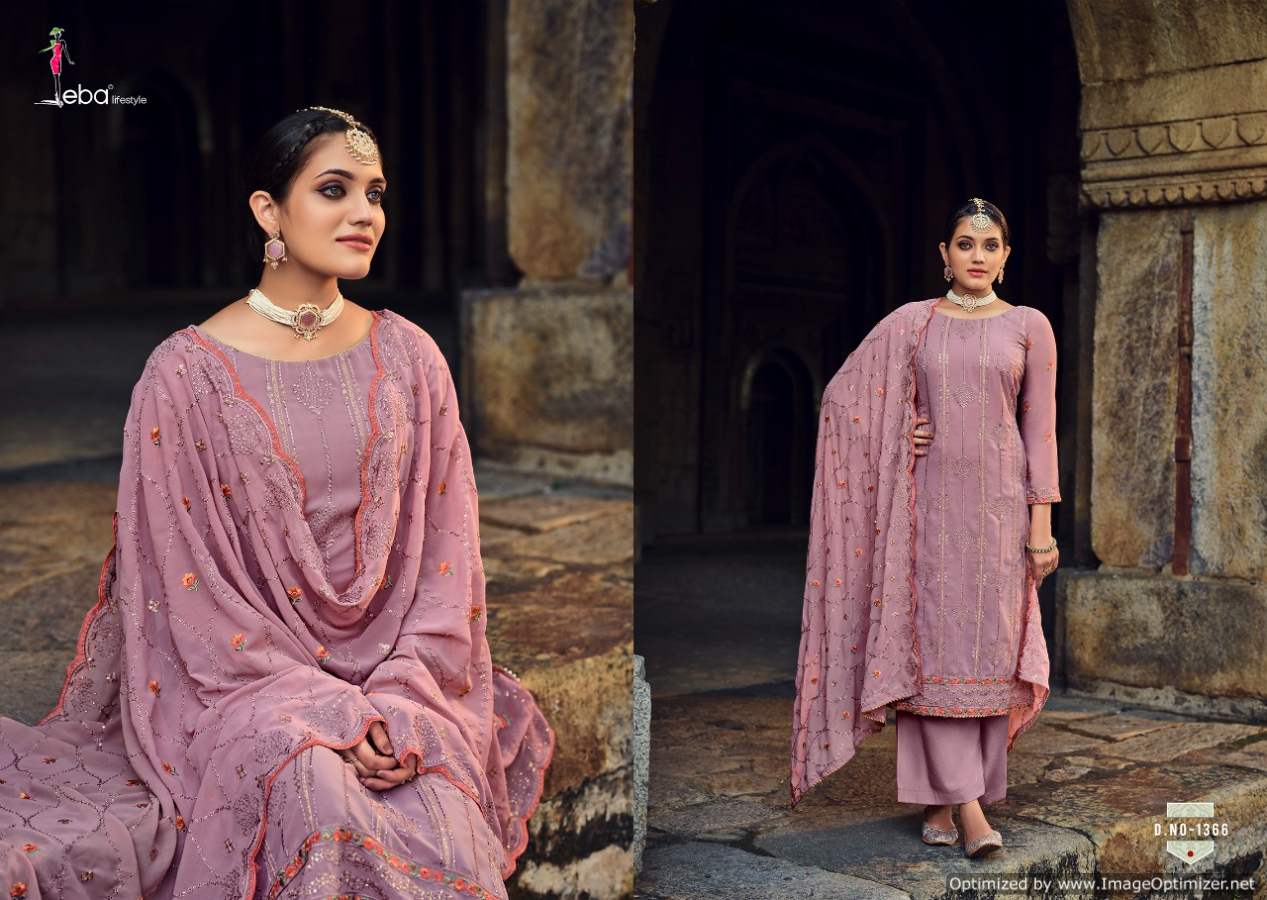 Eba Jassi Vol  2 Georgette Dress Material Wholesale In Surat