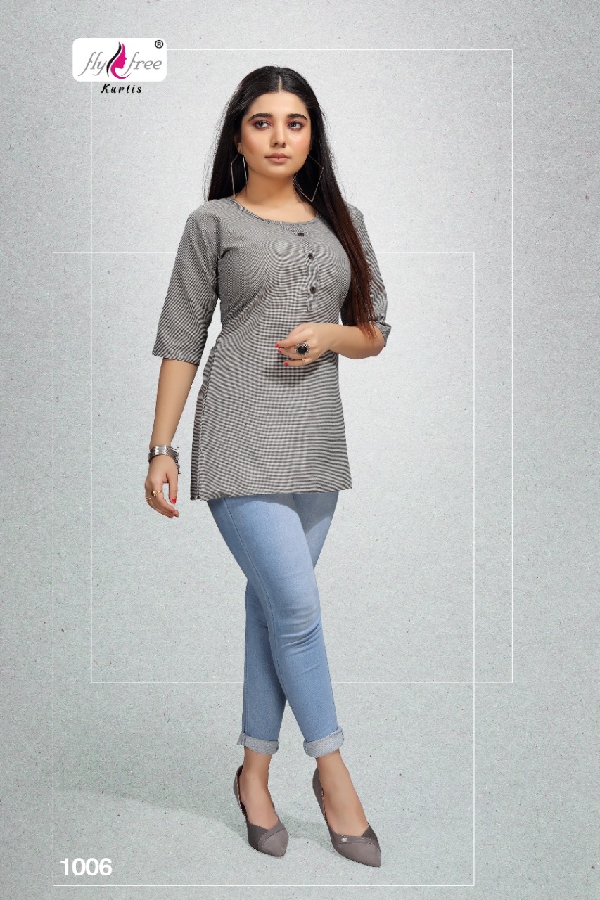 Fly Free One Plus Vol 3 Short  Fancy Casual Wear   Top