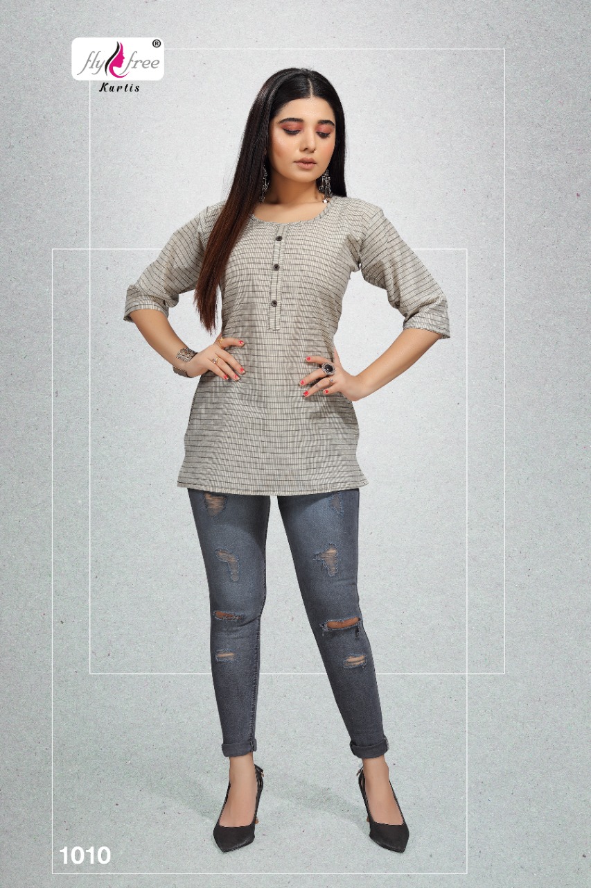 Fly Free One Plus Vol 3 Short  Fancy Casual Wear   Top