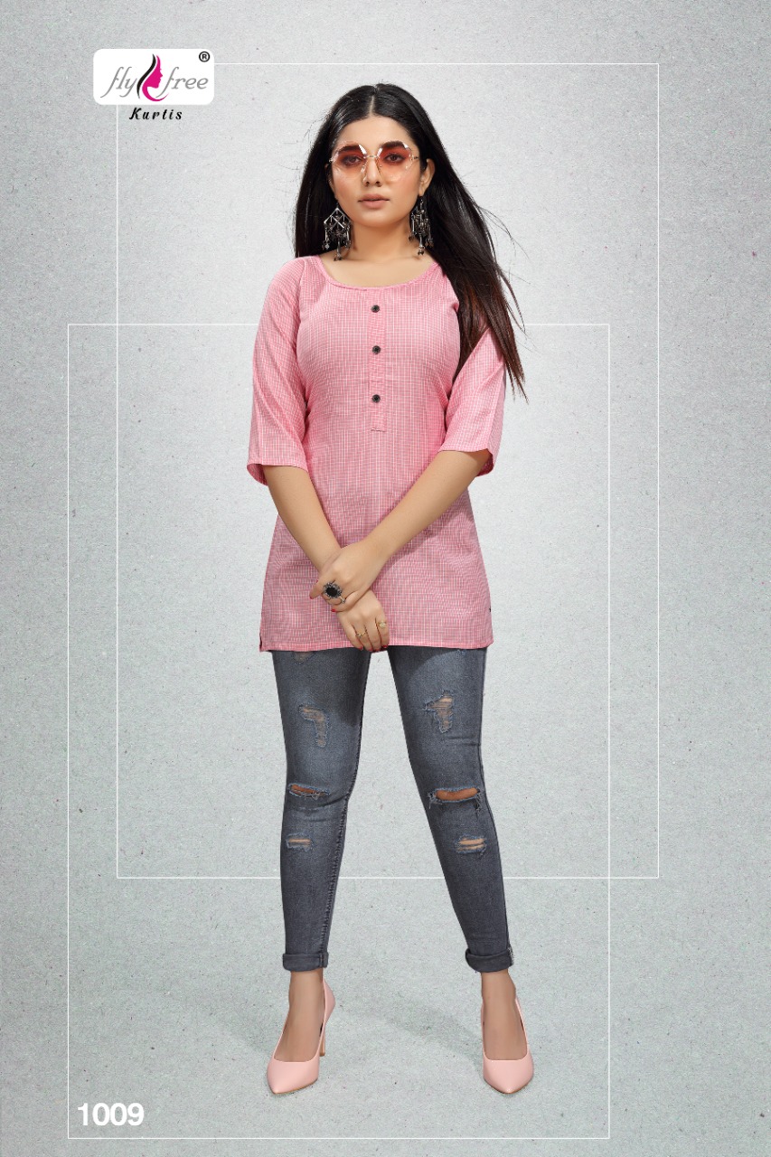 Fly Free One Plus Vol 3 Short  Fancy Casual Wear   Top