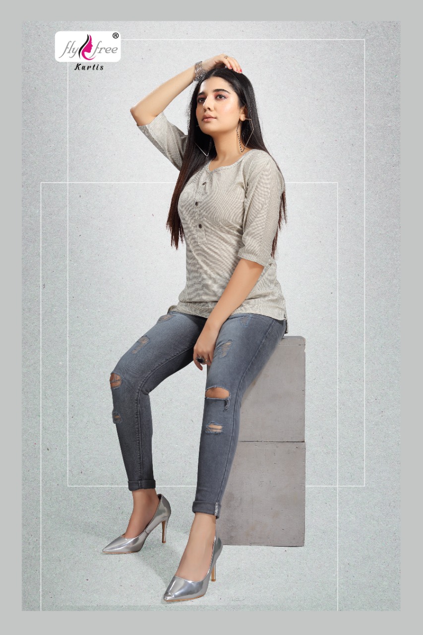 Fly Free One Plus Vol 3 Short  Fancy Casual Wear   Top