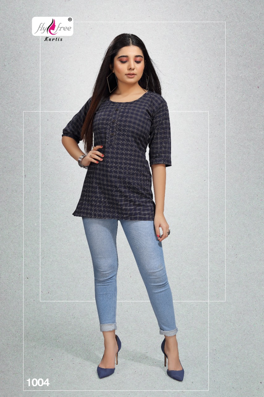 Fly Free One Plus Vol 3 Short  Fancy Casual Wear   Top