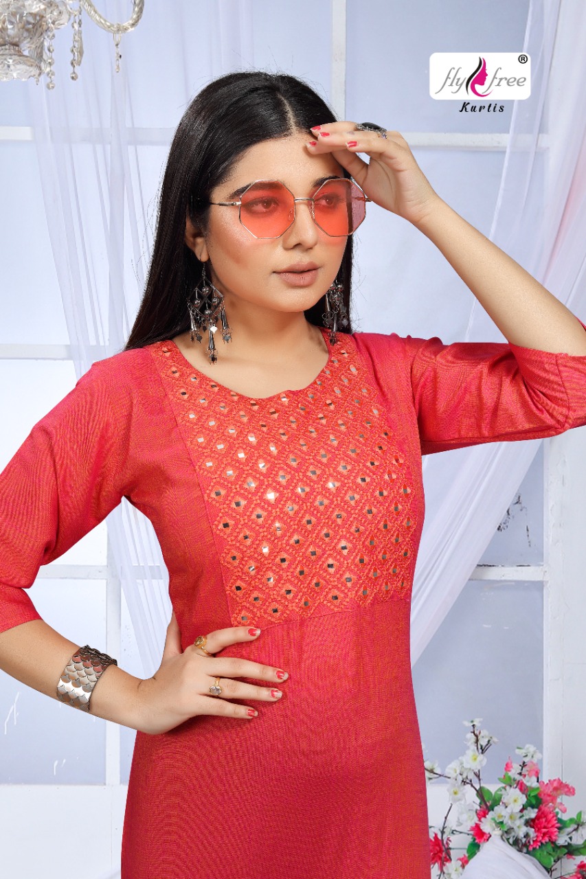 Fly Free Sunwin Casual Wear  Kurti Catalog