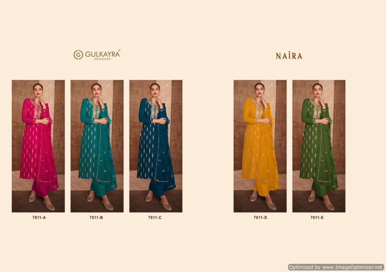 Gulkayra Naira Georgette Wear Designer Salwar Suits Catalog