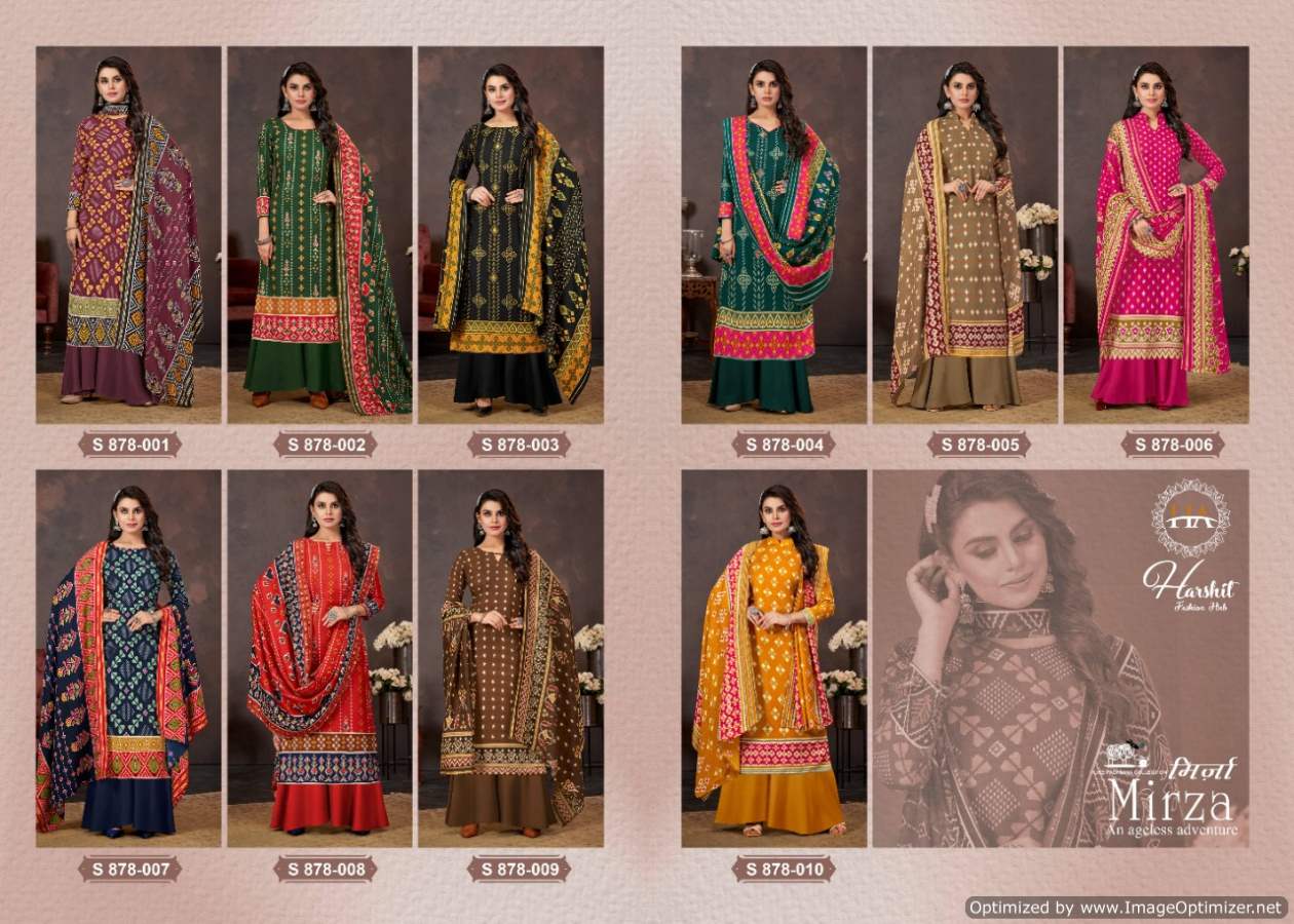 Harshit Mirza Winter Designer Pashmina Dress Material Catalog