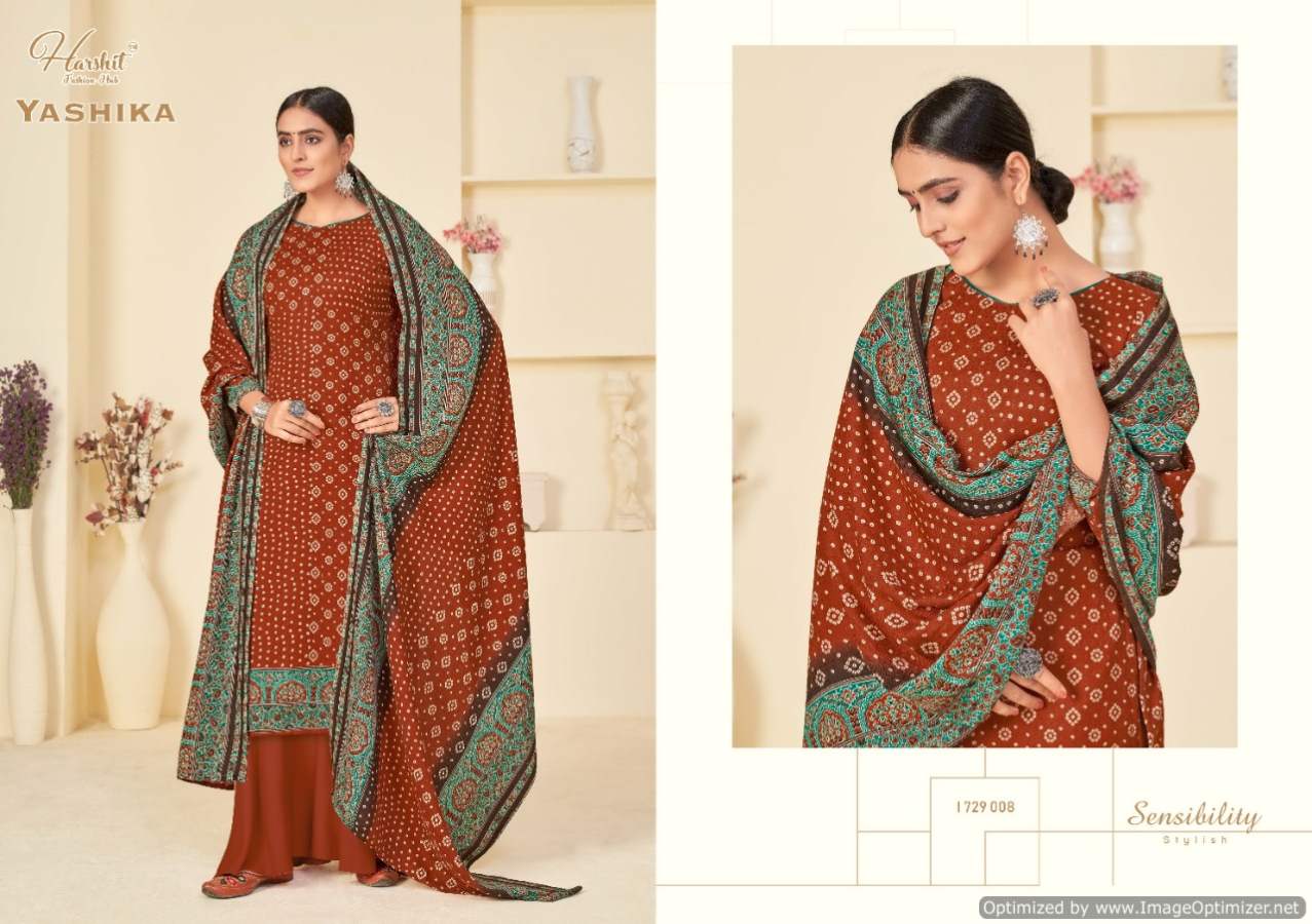 Harshit Yashika Winter Wear Designer Wool Pashmina Catalog