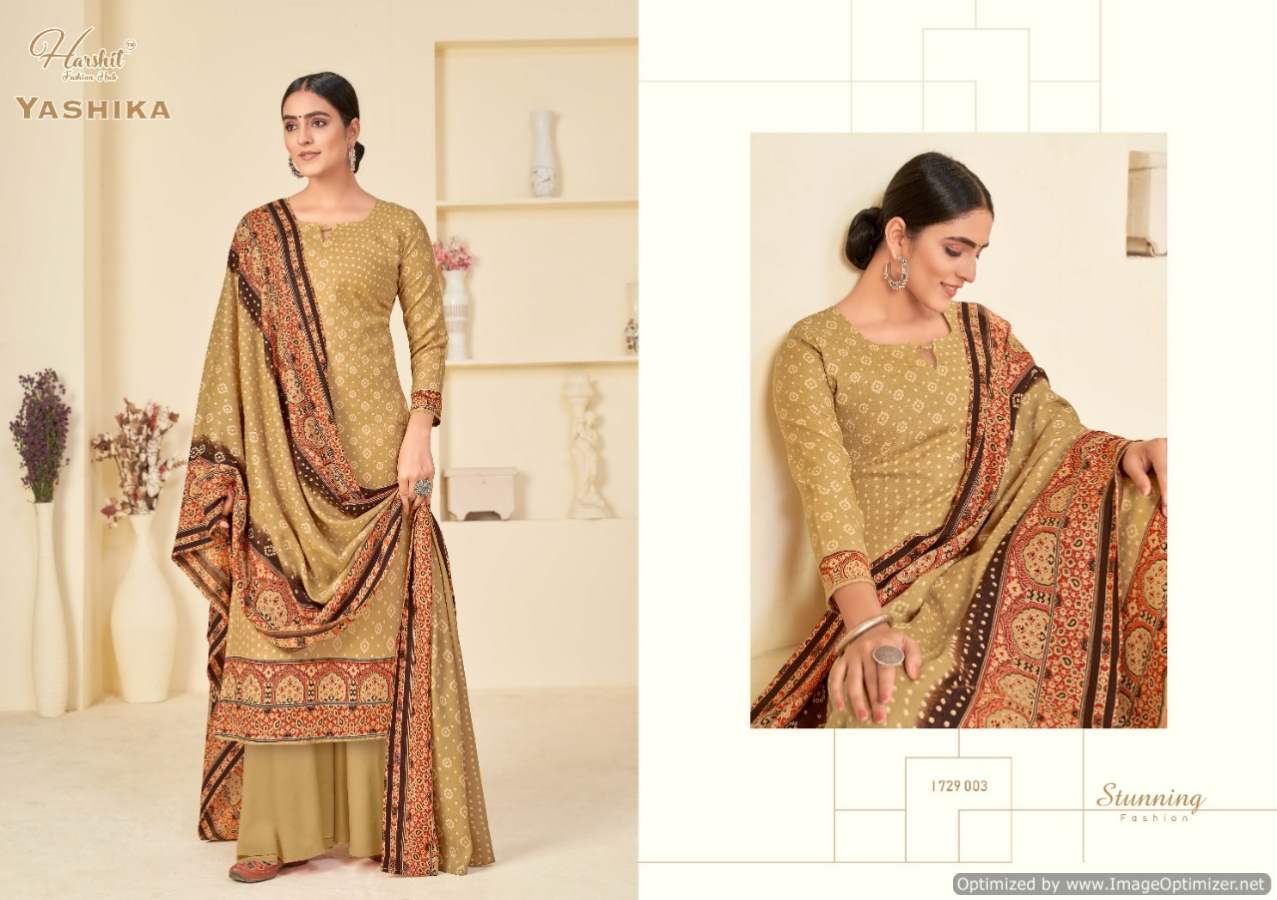 Harshit Yashika Winter Wear Designer Wool Pashmina Catalog