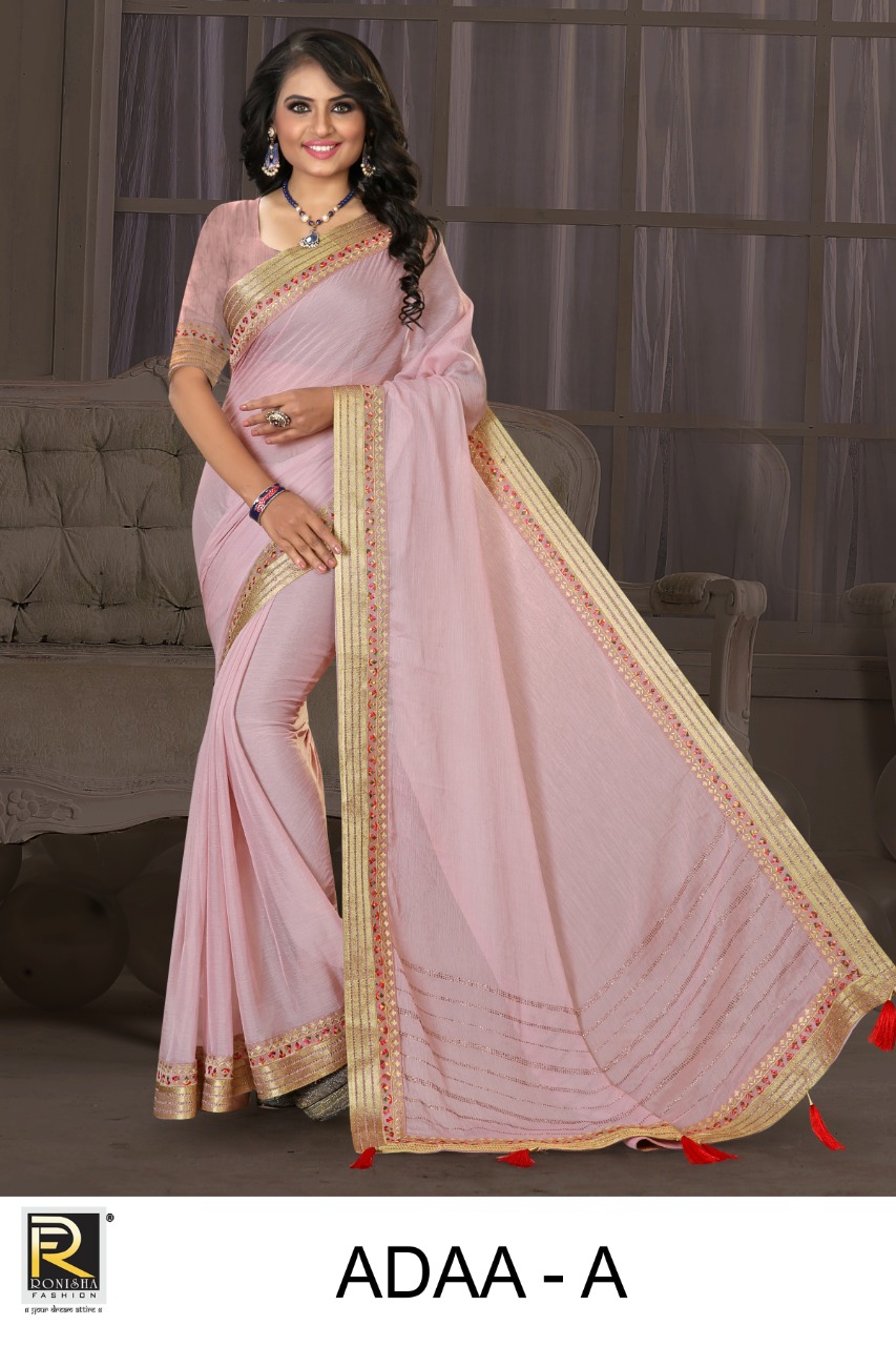 Ranjna Adaa Fancy Work Border Siroski Diamond Box Beautiful Collection